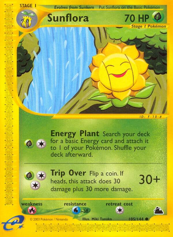 Sunflora 105/144 card from Skyridge