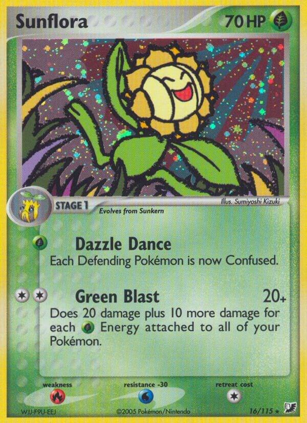 Sunflora 16/115 card from Unseen Forces