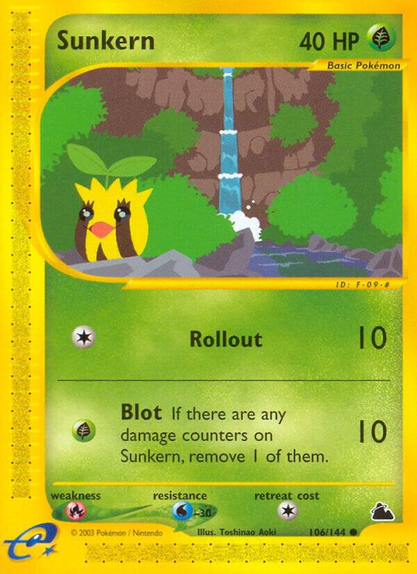 Sunkern 106/144 card from Skyridge