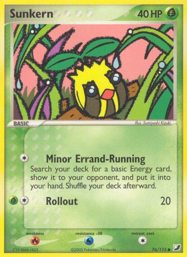Sunkern 76/115 card from Unseen Forces