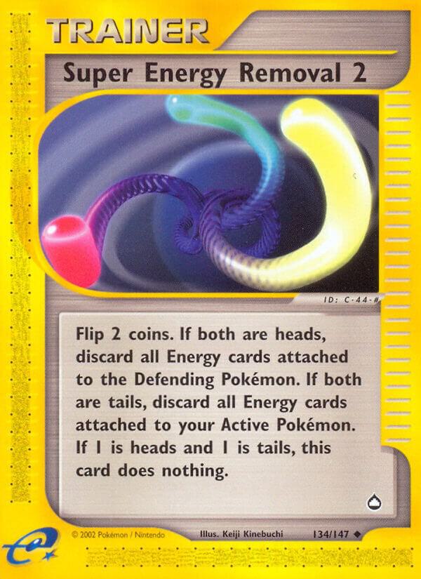 Super Energy Removal 2 134/147 card from Aquapolis