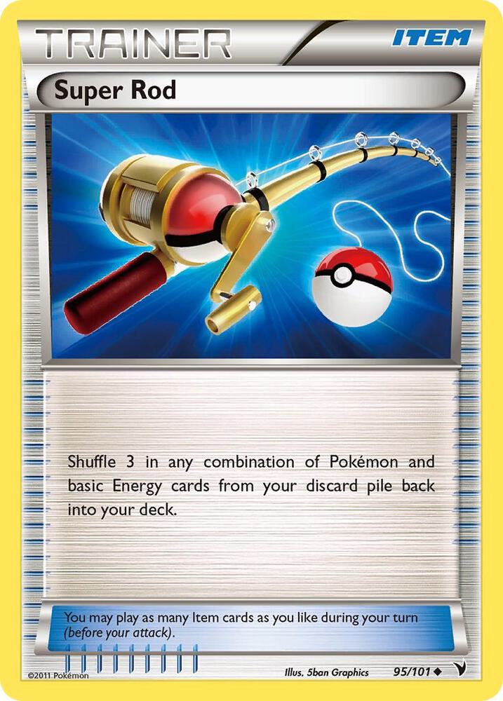 Super Rod 95/101 card from Noble Victories