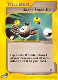 Super Scoop Up 151/165 card from Expedition