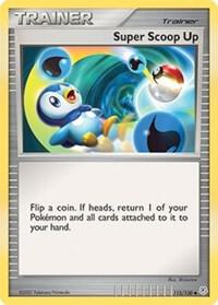 Super Scoop Up 115/130 card from Diamond and Pearl