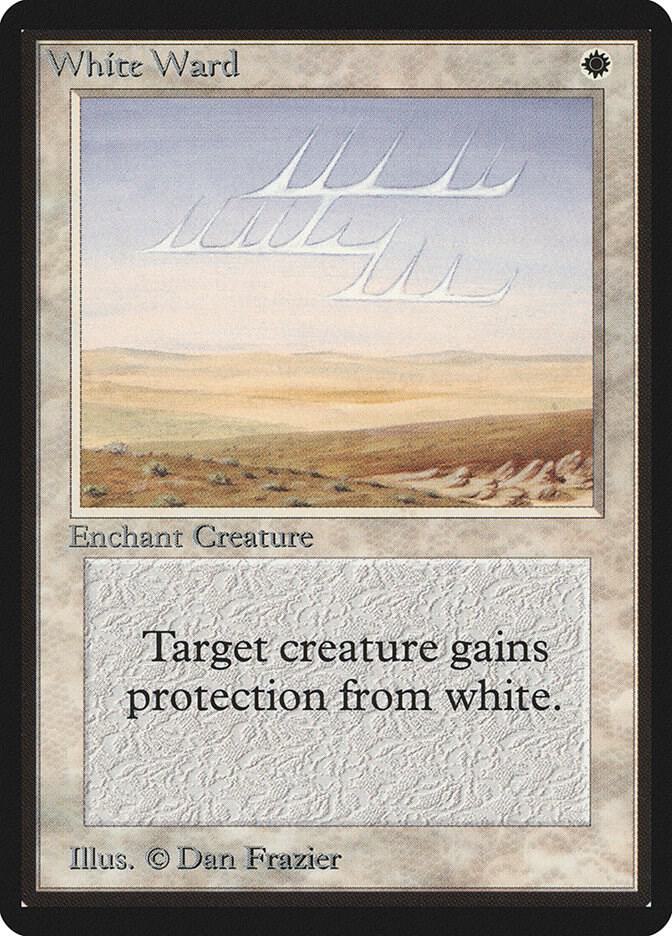 White Ward card from Beta Edition