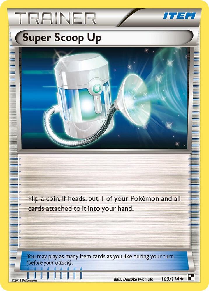 Super Scoop Up 103/114 card from Black and White