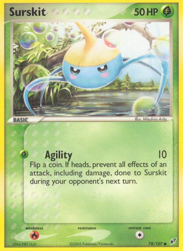 Surskit 78/107 card from Deoxys