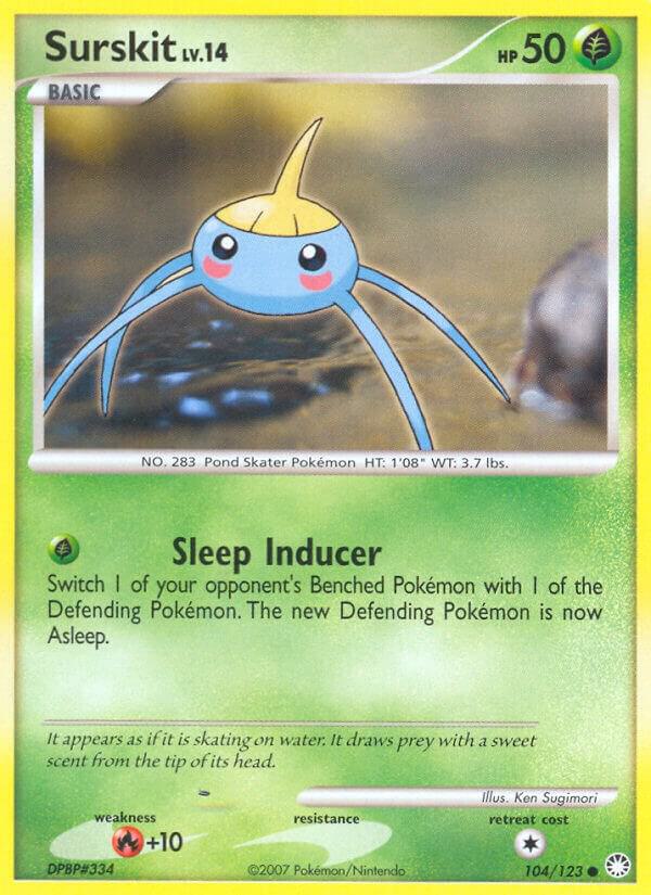 Surskit 104/123 card from Mysterious Treasures