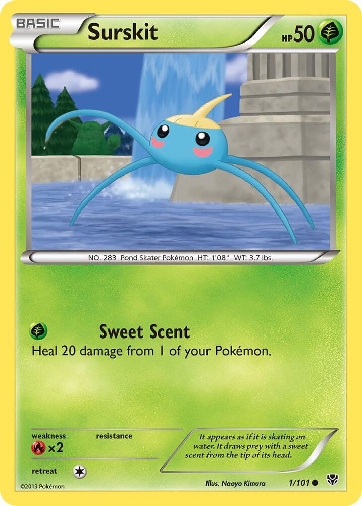 Surskit 1/101 card from Plasma Blast