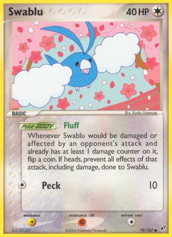 Swablu 79/107 card from Deoxys