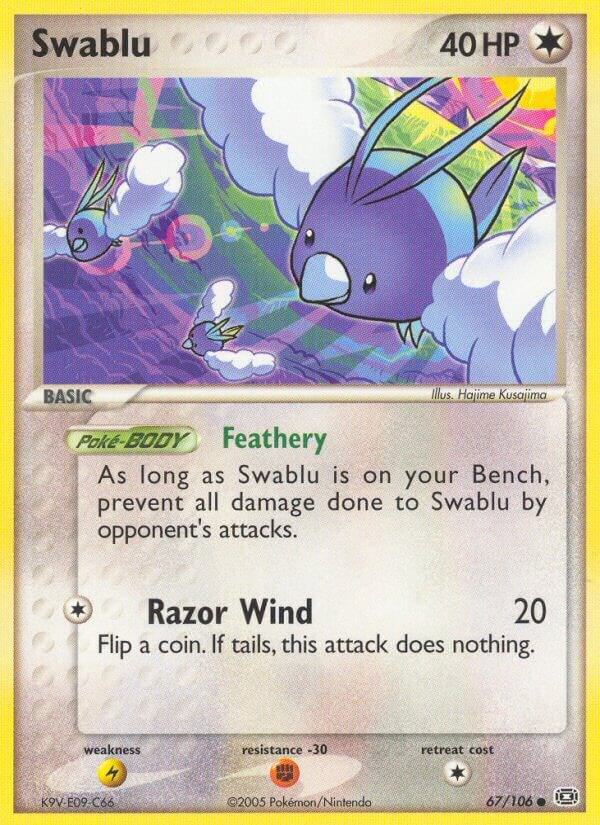 Swablu 67/106 card from Emerald