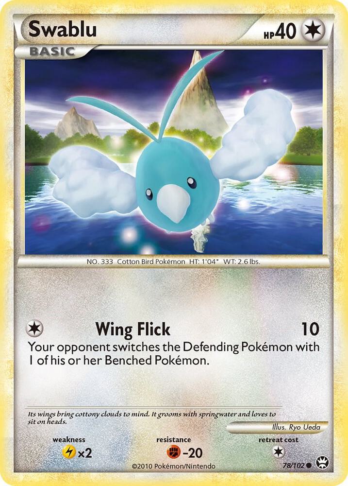 Swablu 78/102 card from Triumphant