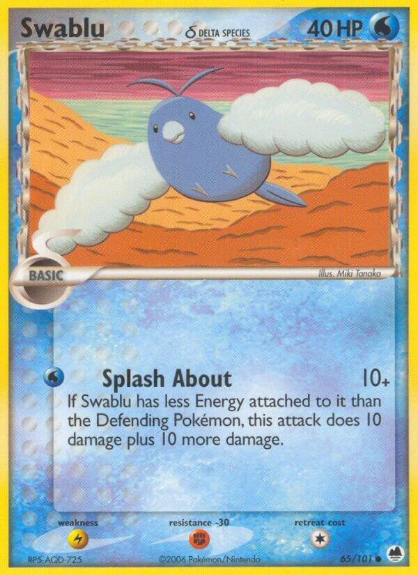 Swablu (Delta Species) 65/101 card from Dragon Frontiers