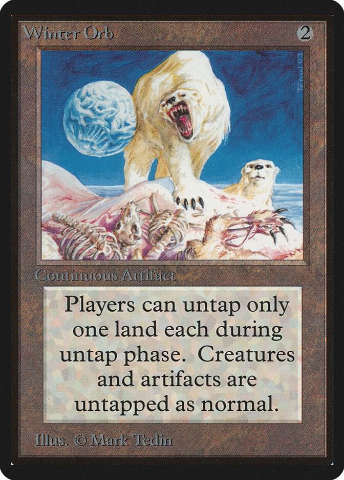 Winter Orb card from Beta Edition