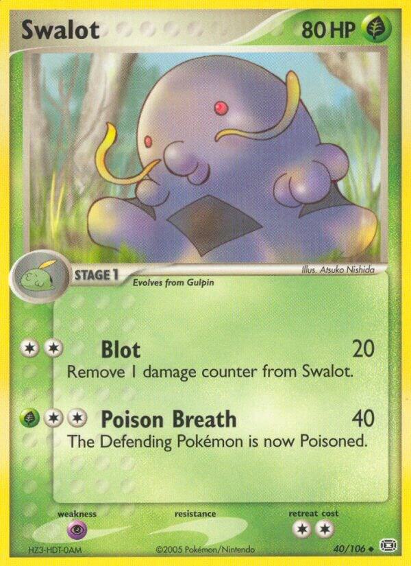 Swalot 40/106 card from Emerald