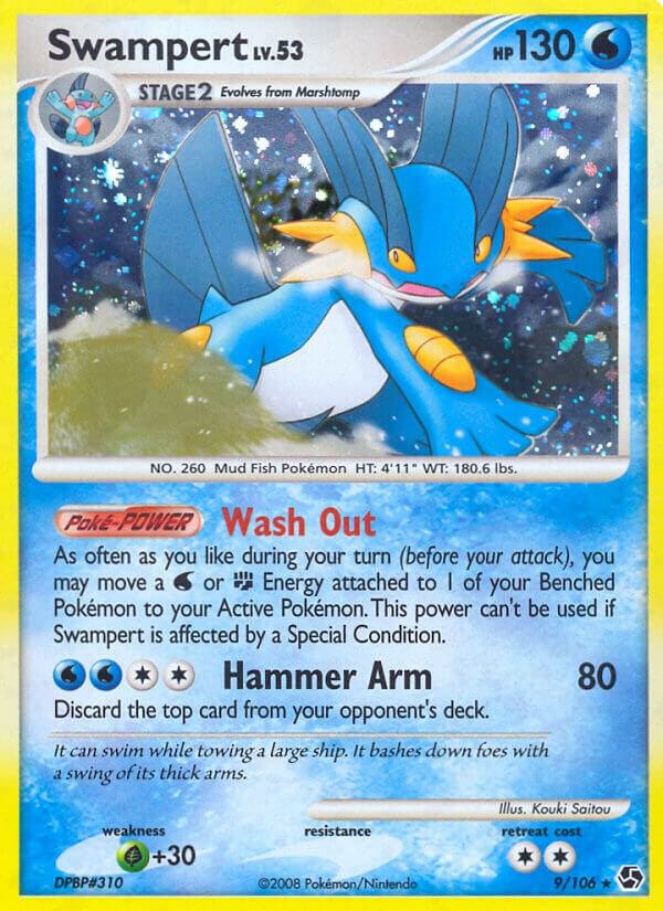 Swampert 9/106 card from Great Encounters