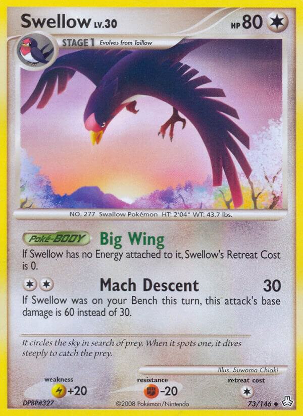 Swellow 73/146 card from Legends Awakened
