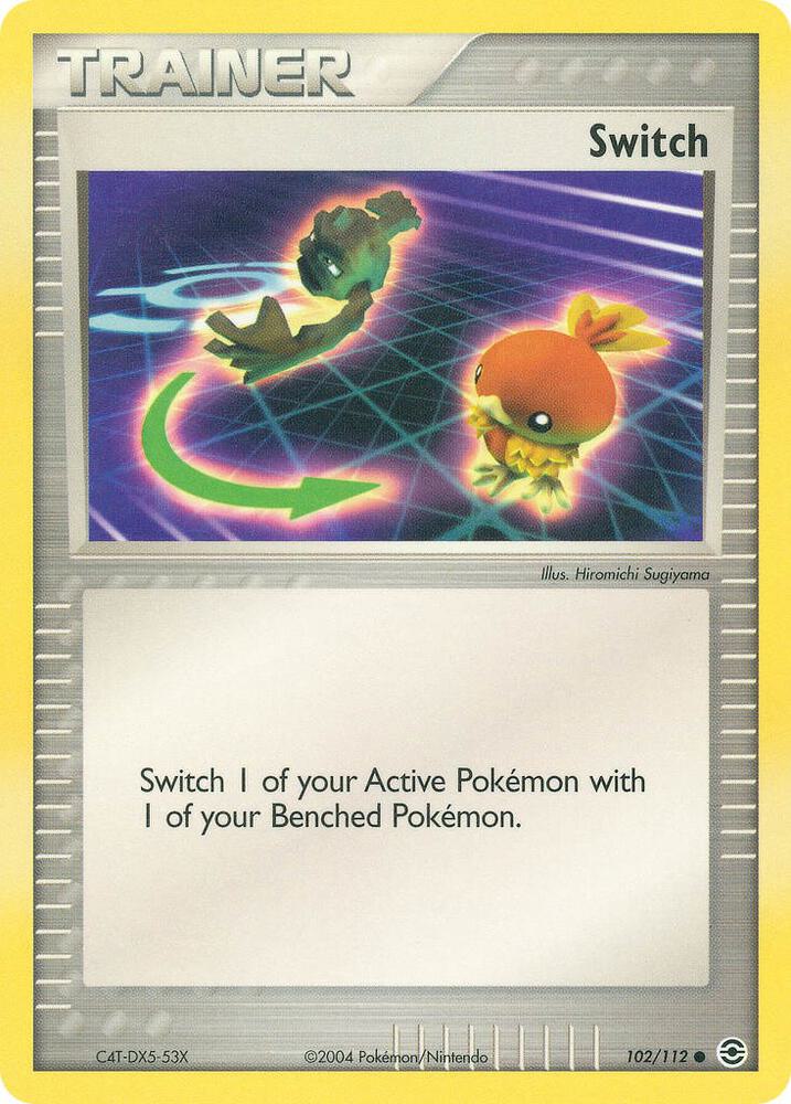 Switch 102/112 card from FireRed & LeafGreen