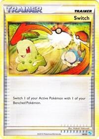 Switch (Gyarados) 28/30 card from HGSS Trainer Kit: Gyarados & Raichu