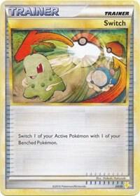 Switch (Raichu) 24/30 card from HGSS Trainer Kit: Gyarados & Raichu