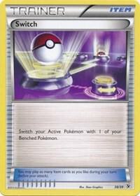 Switch 38/39 card from Kalos Starter Set