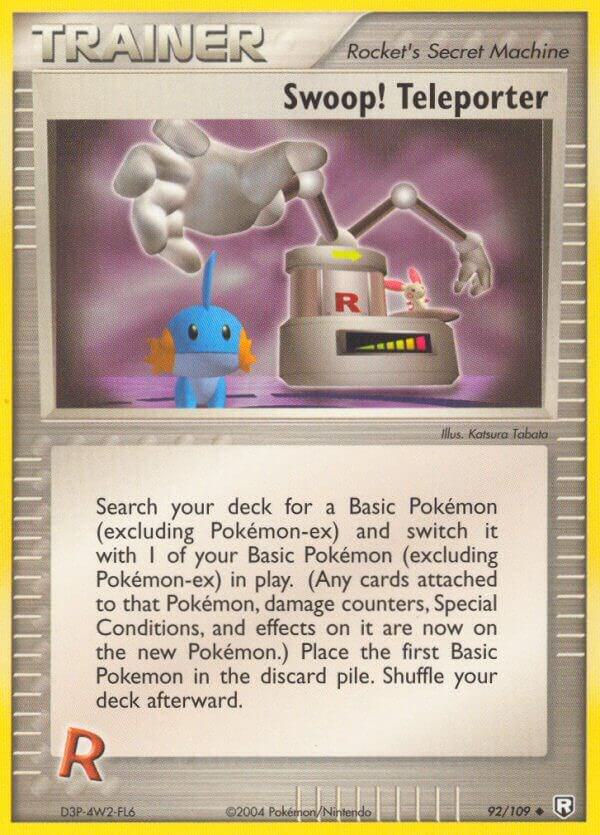 Swoop! Teleporter 92/109 card from Team Rocket Returns