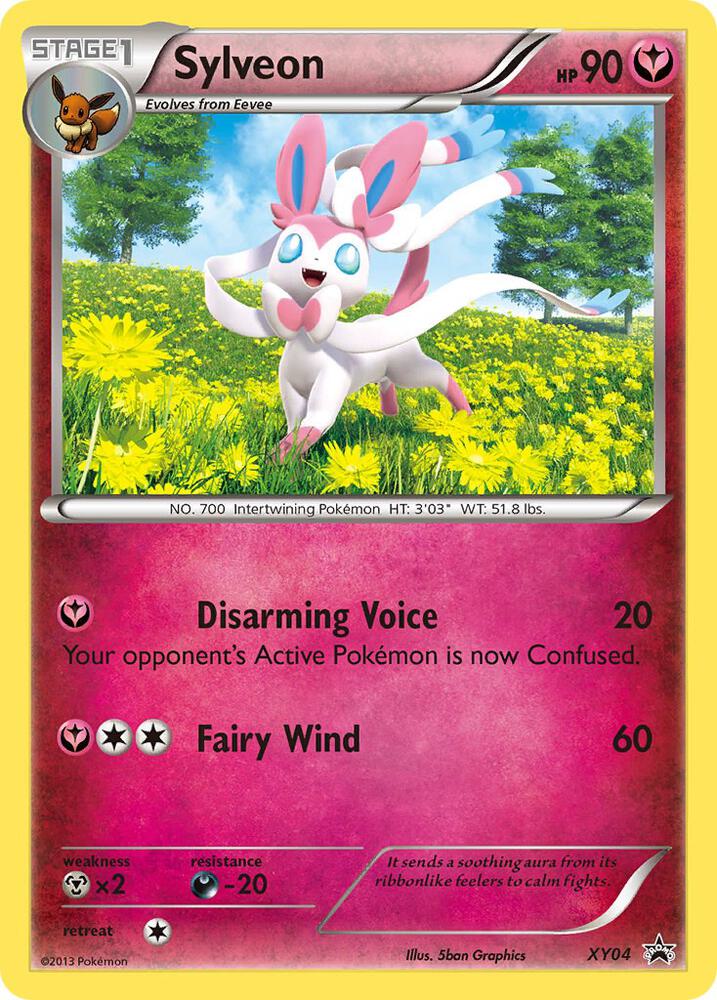 Sylveon XY04 card from XY Promos