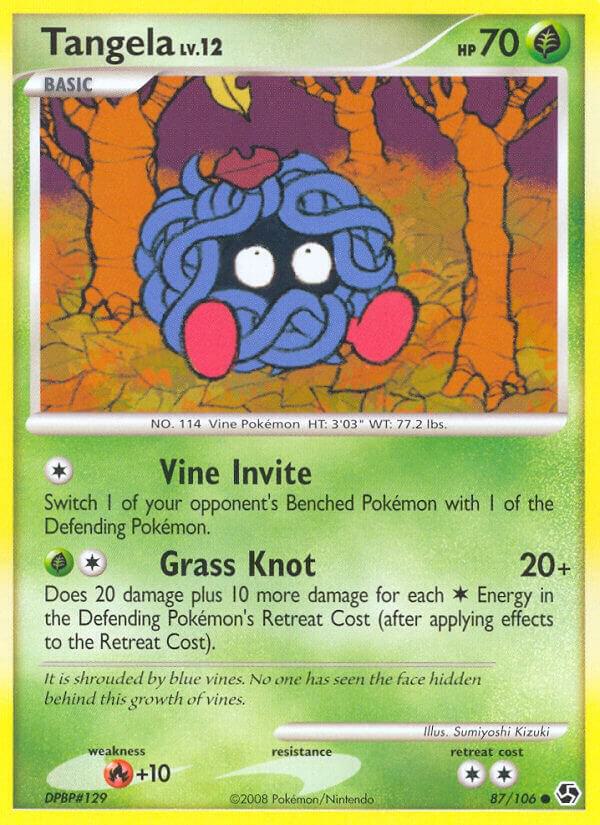Tangela 87/106 card from Great Encounters