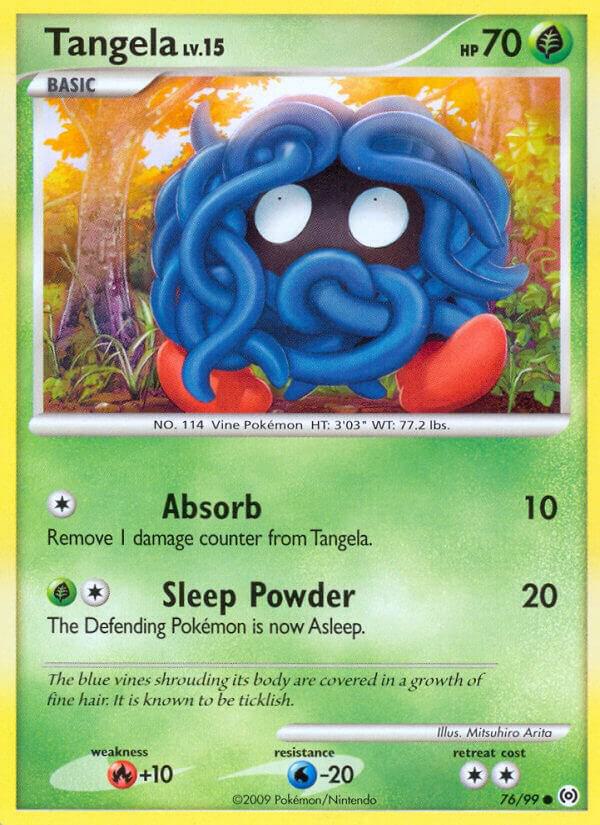 Tangela (76) 76/99 card from Arceus