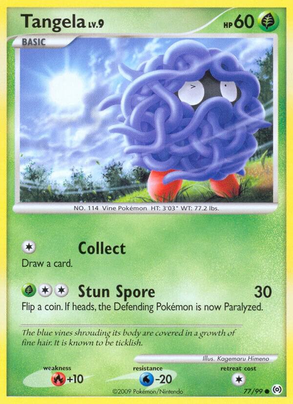 Tangela (77) 77/99 card from Arceus