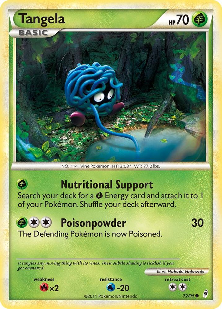 Tangela 72/95 card from Call of Legends
