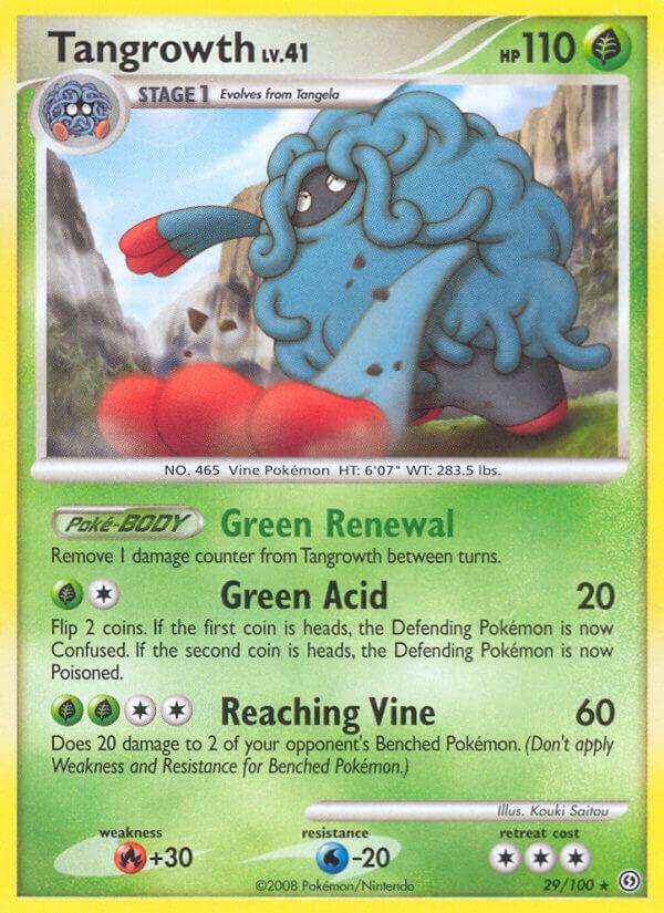 Tangrowth 29/100 card from Stormfront