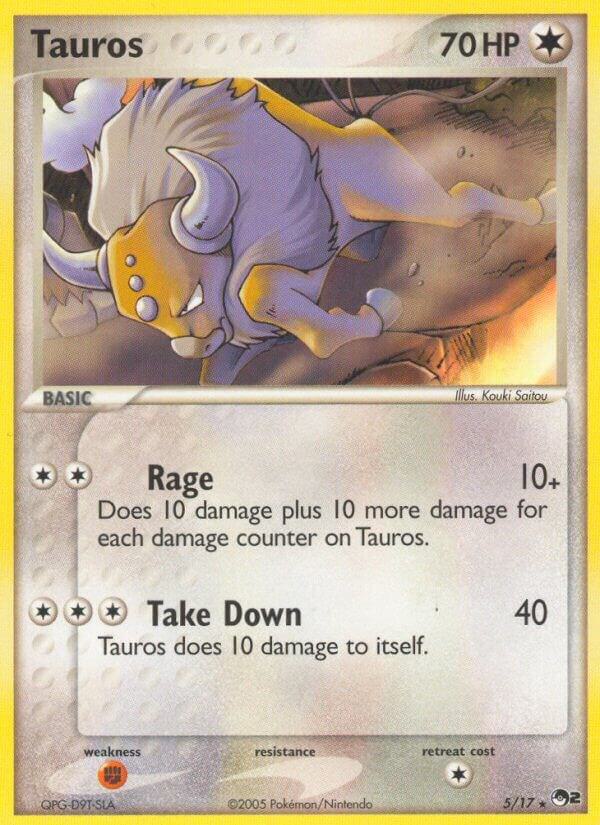 Tauros 005/017 card from POP Series 2