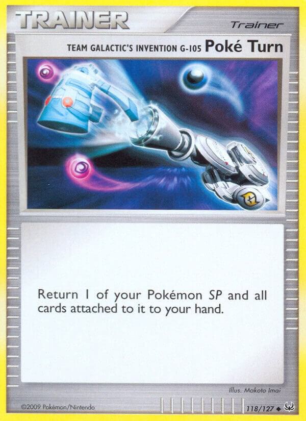 Team Galactic's Invention G-105 Poke Turn 118/127 card from Platinum