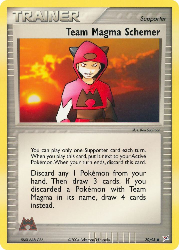 Team Magma Schemer 70/95 card from Team Magma vs Team Aqua
