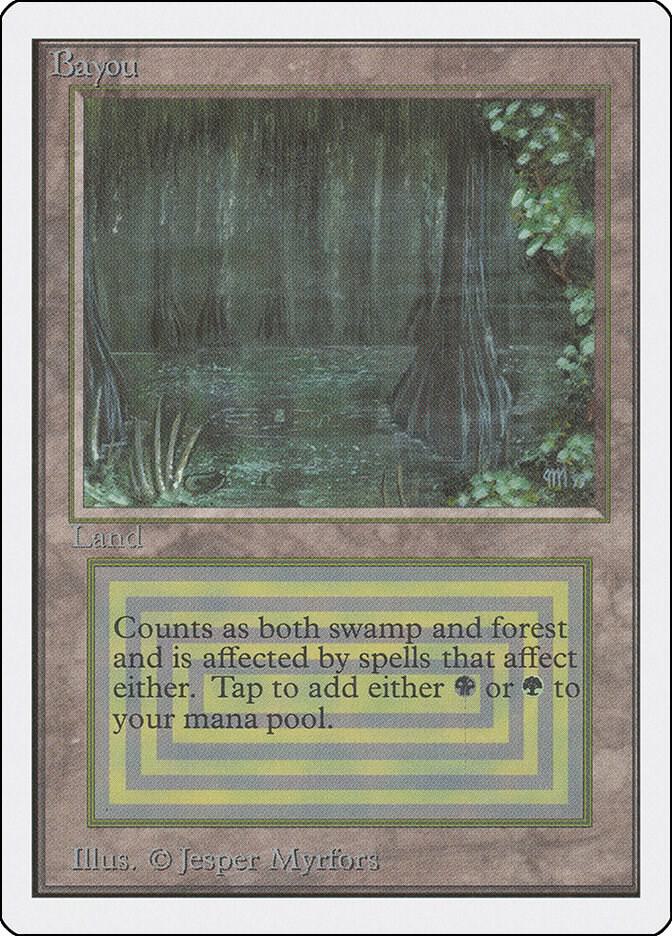 Bayou card from Unlimited Edition
