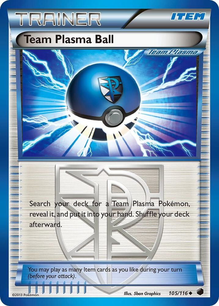 Team Plasma Ball (Team Plasma) 105/116 card from Plasma Freeze