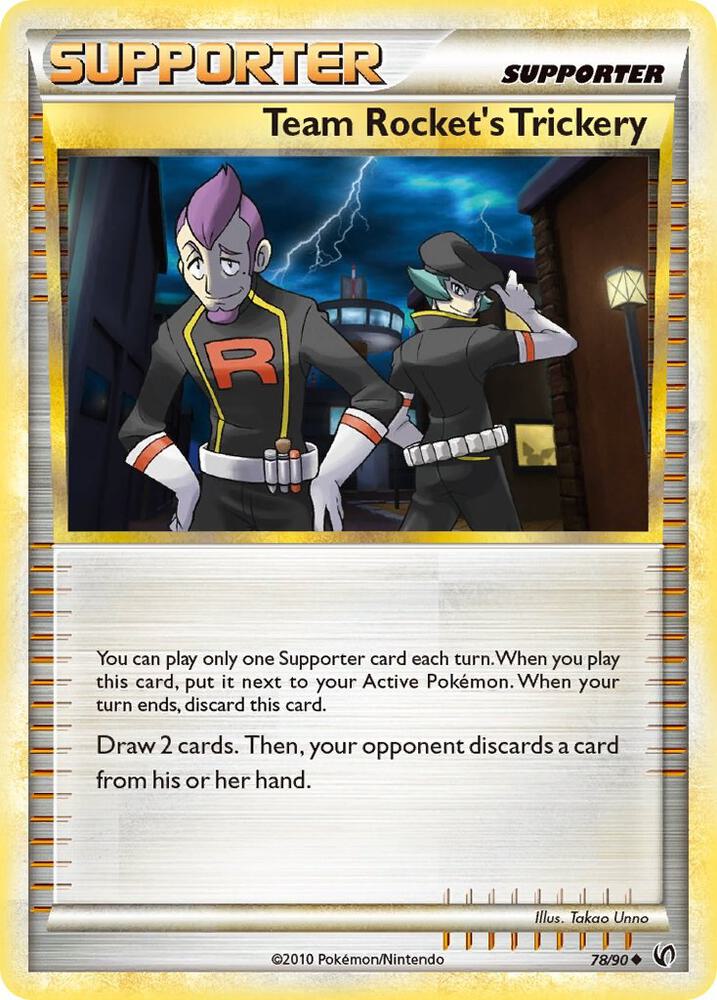 Team Rocket's Trickery 78/90 card from Undaunted