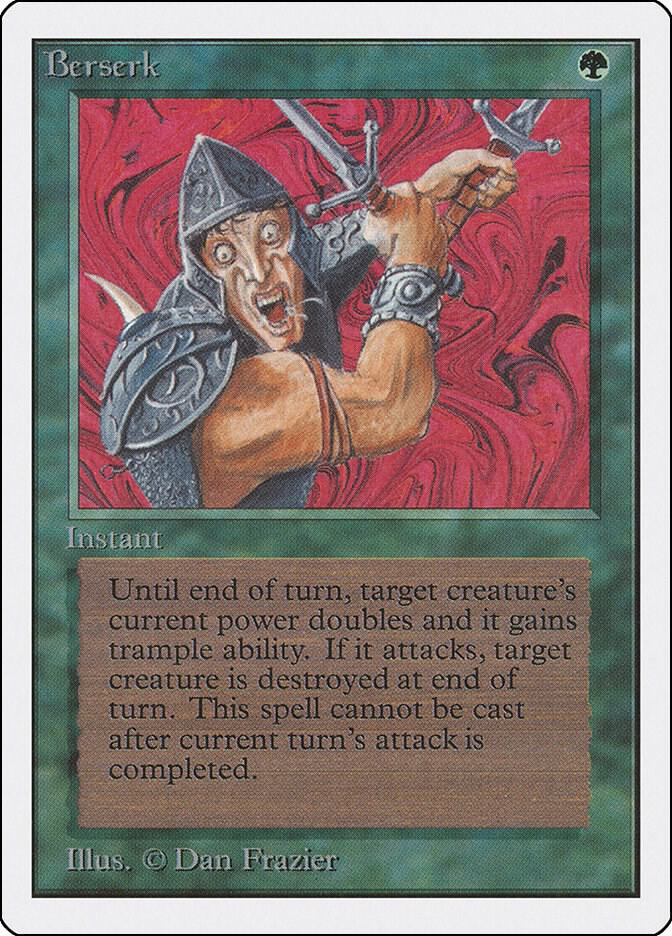 Berserk card from Unlimited Edition