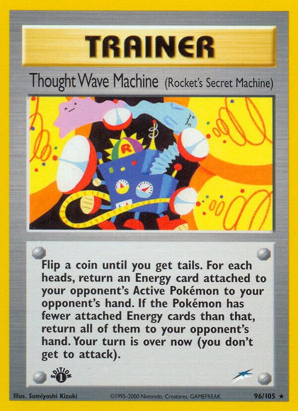 Thought Wave Machine (Rocket's Secret Machine) 096/105 card from Neo Destiny
