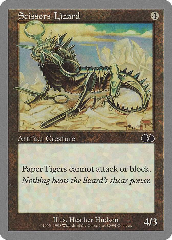 Scissors Lizard 80 card from Unglued