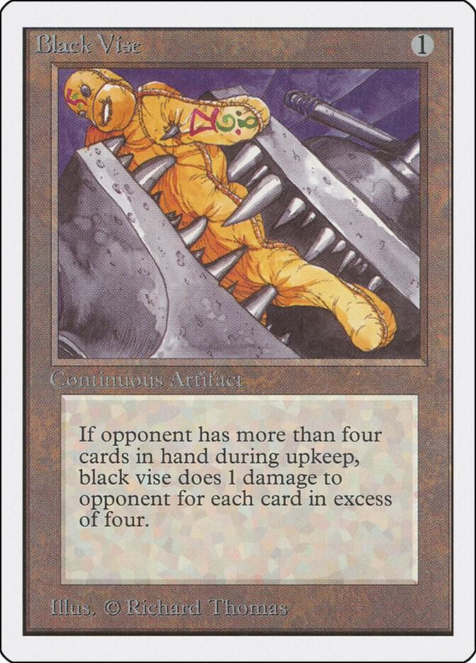 Black Vise card from Unlimited Edition