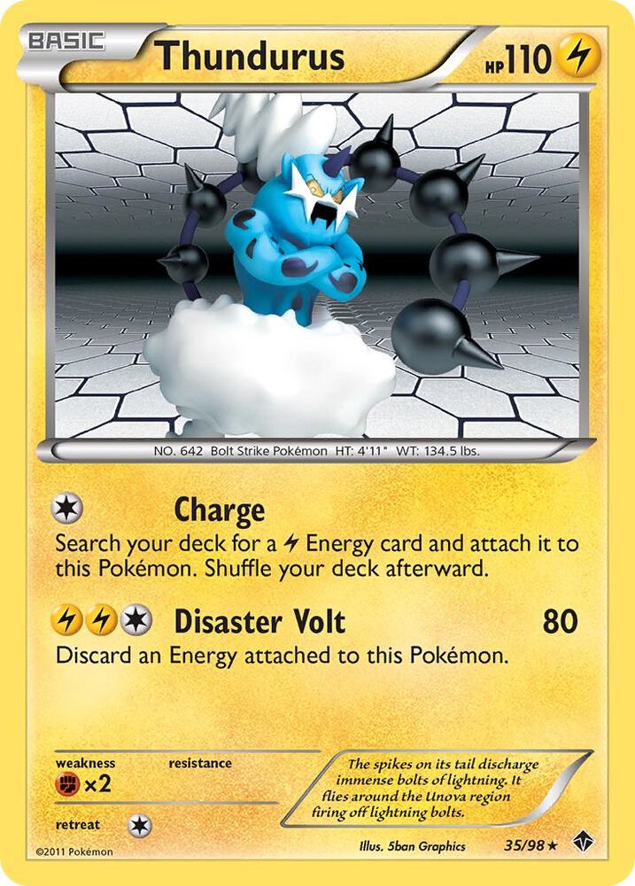 Thundurus 35/98 card from Emerging Powers
