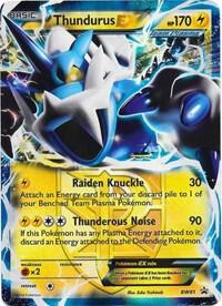 Thundurus EX (Team Plasma) BW81 card from Black and White Promos