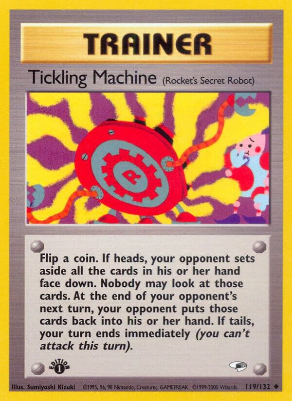 Tickling Machine 119/132 card from Gym Heroes