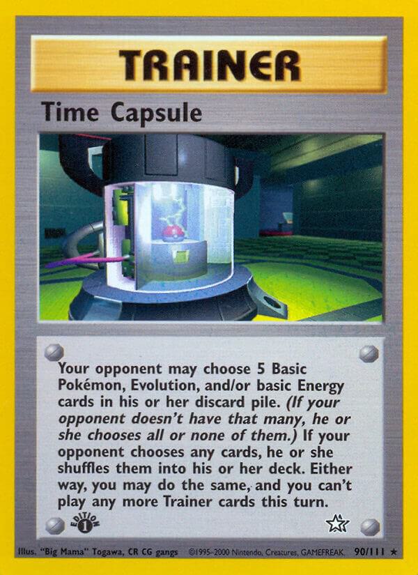 Time Capsule 090/111 card from Neo Genesis