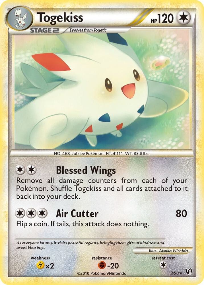 Togekiss 9/90 card from Undaunted