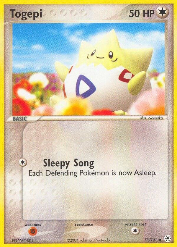 Togepi 78/101 card from Hidden Legends