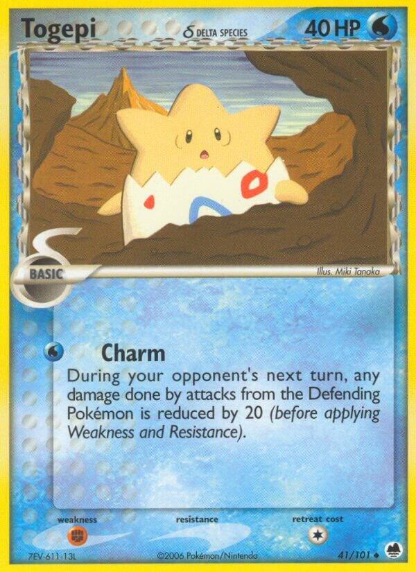 Togepi (Delta Species) 41/101 card from Dragon Frontiers