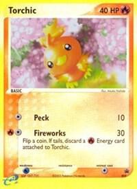 Torchic (e-League) 008 card from Nintendo Promos